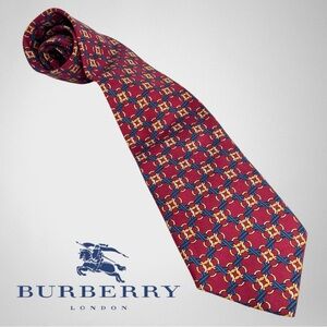 Burberry London Horsebit  Silk Tie